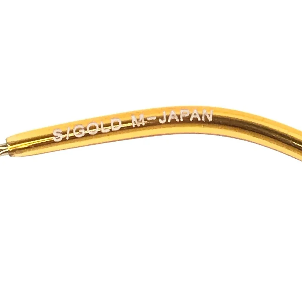Sunsational Petite Eyeglasses Frames MQ519 S-GOLD Oval Wire Rim 48-18-140